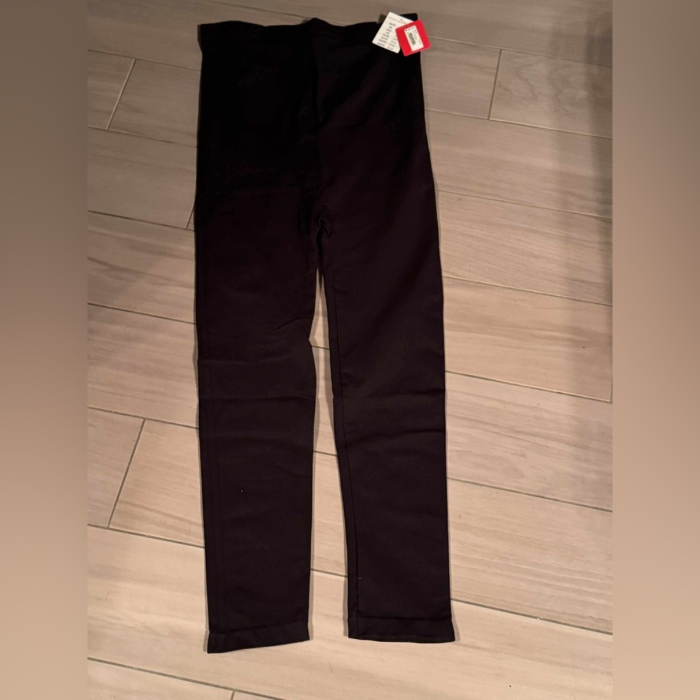 spanx seamless Black leggings NEW WITH TAGS stretchy XL